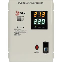 Стабилизатор напряжения ЭРА СННТ-5000-ЦБ настенный ц.д. 140-260В/220/В 5000ВА белый | Настенные