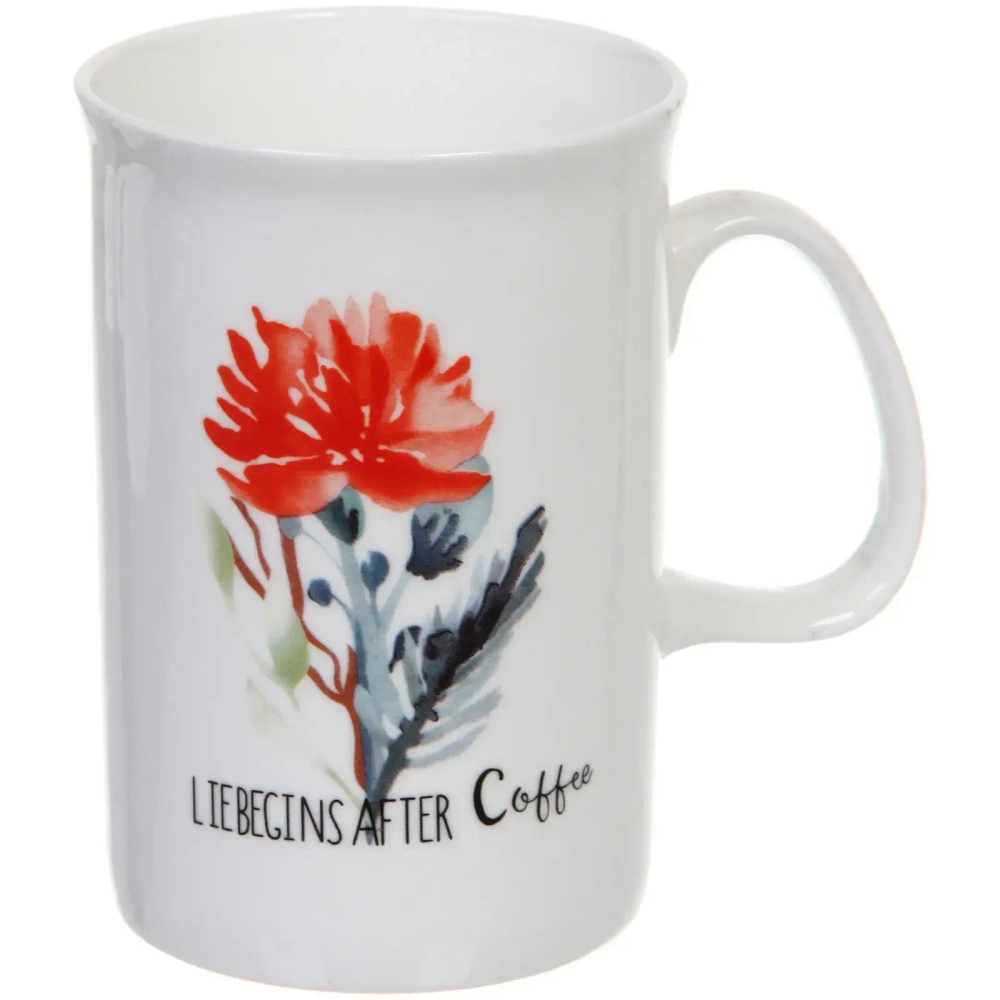 Кружка фарфоровая 330мл «Акварель»