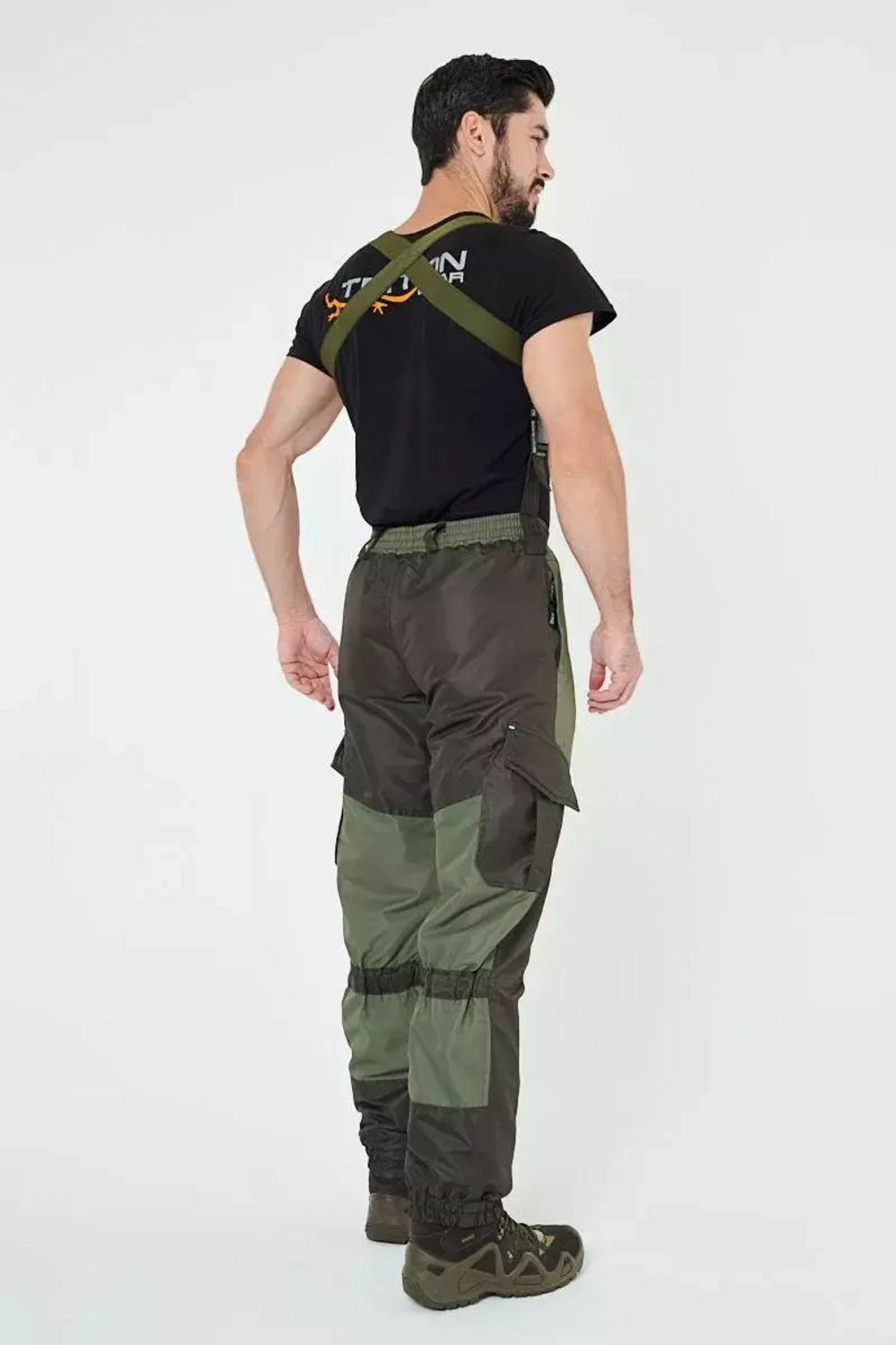 Демисезонный мужской костюм Onerus Горный -5 (Таслан,Флис) Тёмный хаки