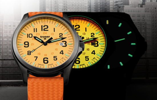 Швейцарские тактические часы Traser P67 OFFICER PRO GUNMETALOrange 107423