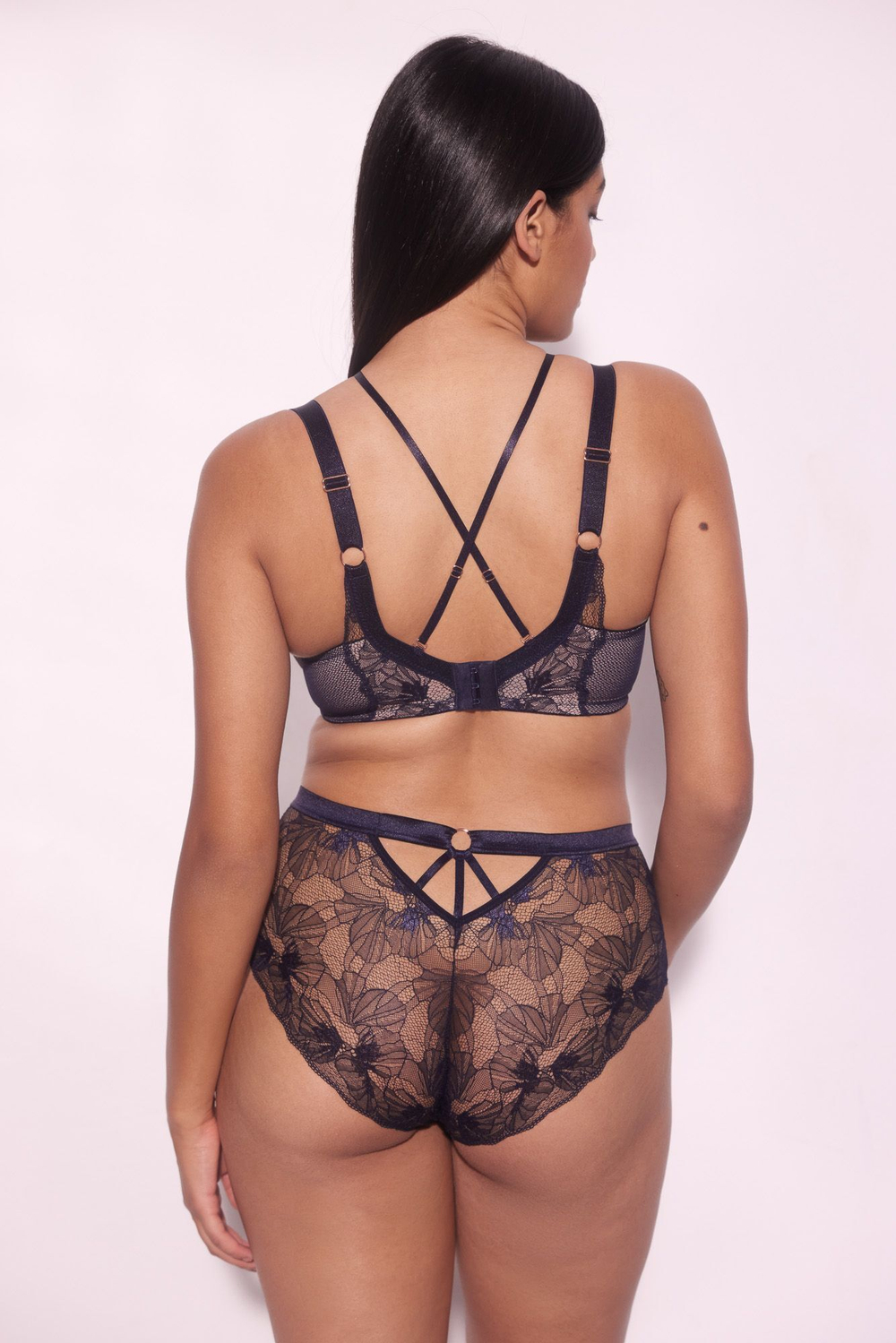 Бюстгальтер Volare с чашками на тонком поролоне (Размер: 80G) (Цвет: темно-синий)