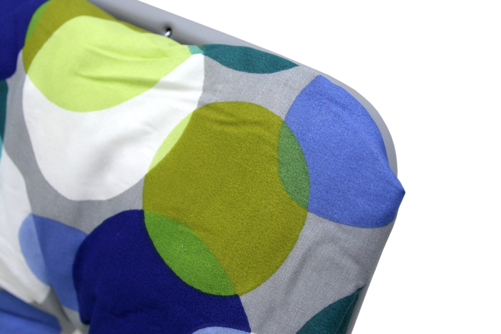 Кровать раскладная Стефания мягкая крошка гофрокартон арт.с88а/44 (цвет ткани разноцветный рис.круги (1 шт. в уп.)