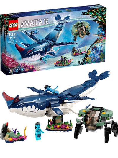 Конструктор Лего аватар Тулкун Паякан и батискаф-краб | LEGO Avatar Payakan 75579, 761 деталей (10+)