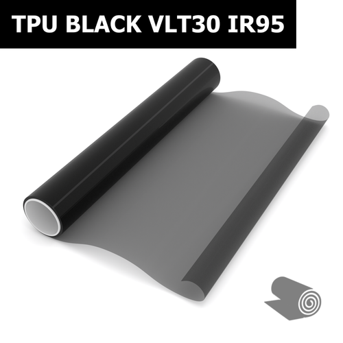 Пленка антигравийная TPU BLACK VLT30 IR95 ControlTek, рулон (размер 1,52x15м.)