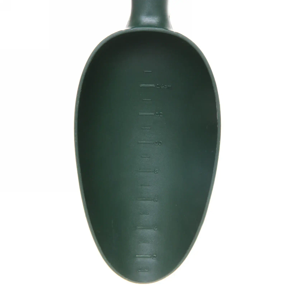 Совок посадочный для луковичных «Тюльпан» 29см с мерной шкалой (15см), пластиковая ручка ДоброСад