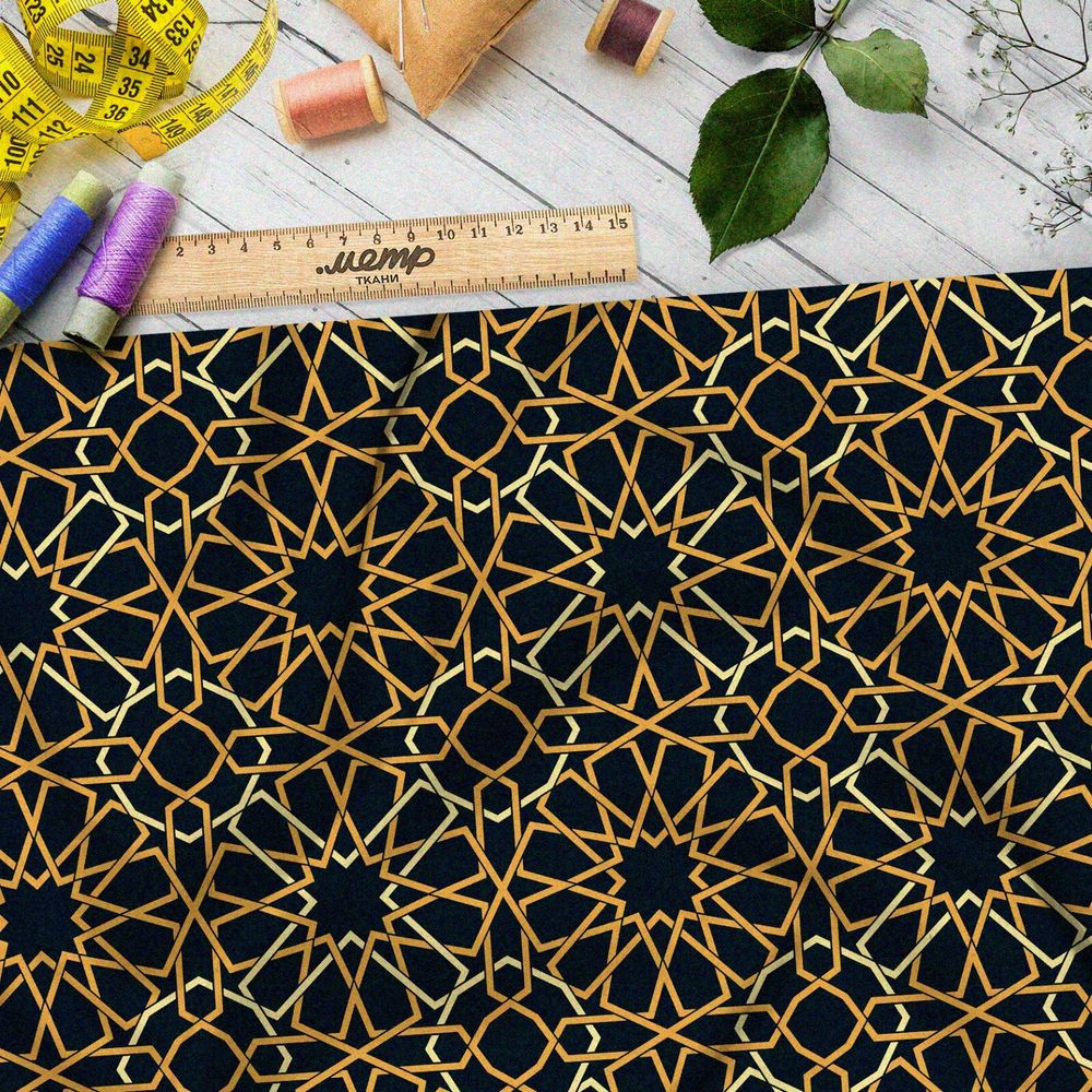 Ткань флис бронзовый калейдоскоп из проволоки