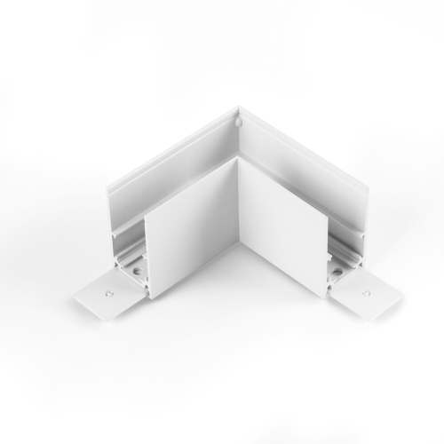 Slim Magnetic Коннектор угловой для накладного шинопровода белый 85090/00