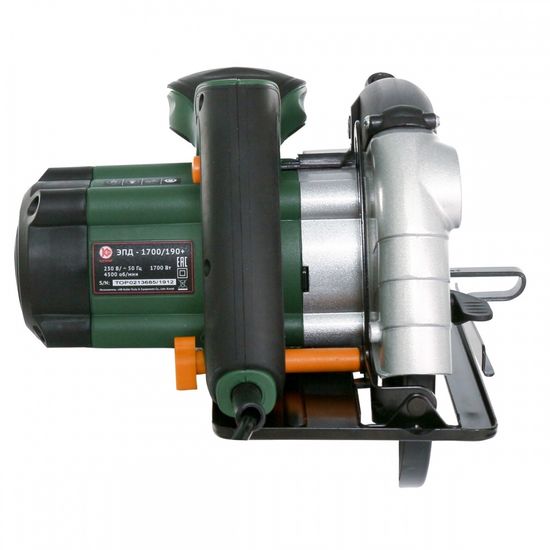 Пила дисковая "КАЛИБР" ЭПД-1700/190+