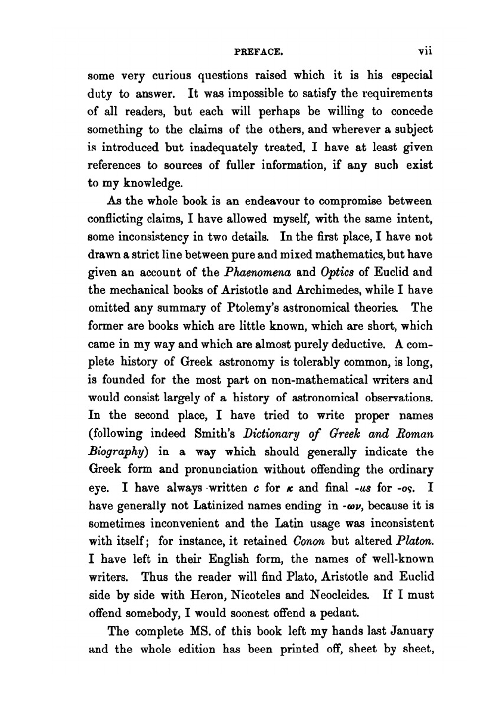 A Short History of Greek Mathematics | Gow James