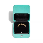Кольцо из жёлтого золота 18k,Tiffany 💠Hard Wear micro