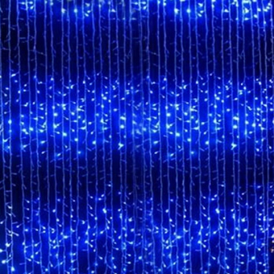 Светодиодная гирлянда Водопад. 2*1,5м Синяя