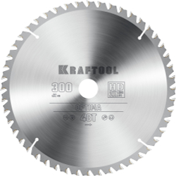 KRAFTOOL Optima, 300 х 32 мм, 48Т, пильный диск по дереву (36951-300-32)