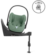 Коляска Cybex Priam IV Chrome Brown complete Cloud T Leaf Green Plus Base T 4 в 1 Mirage Grey