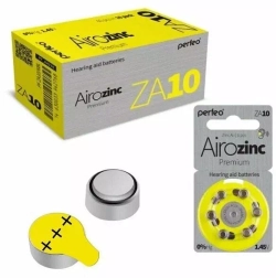 Батарейка для слуховых аппаратов ZA10 Perfeo Airozinc