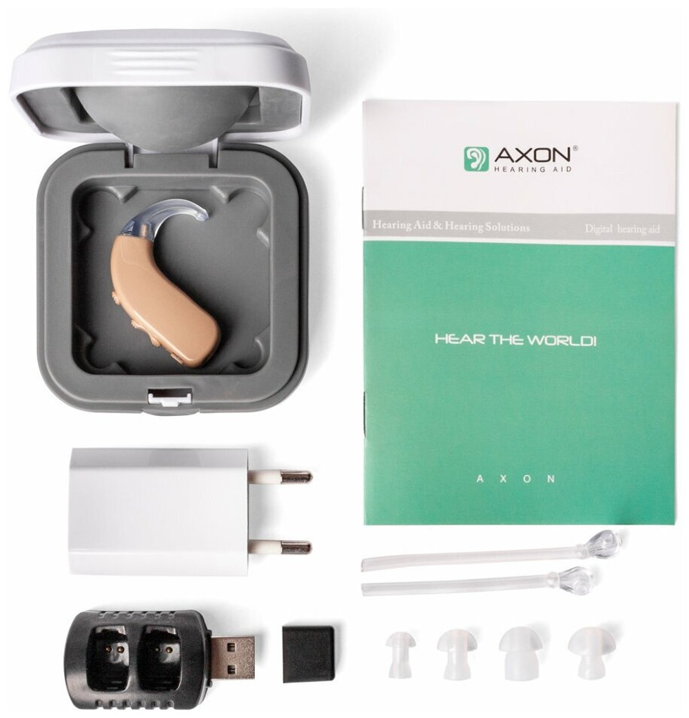 Усилитель звука AXON D-322, цвет: бежевый