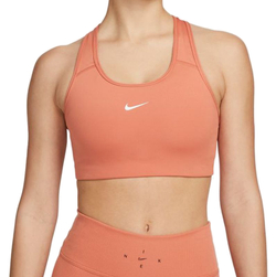 Теннисный бюстгальтер Nike Swoosh Bra Pad W - madder root/white