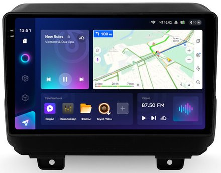 Магнитола для Jeep Wrangler 2018+ - Teyes CC3-2K QLed Android 10, ТОП процессор, SIM-слот, CarPlay