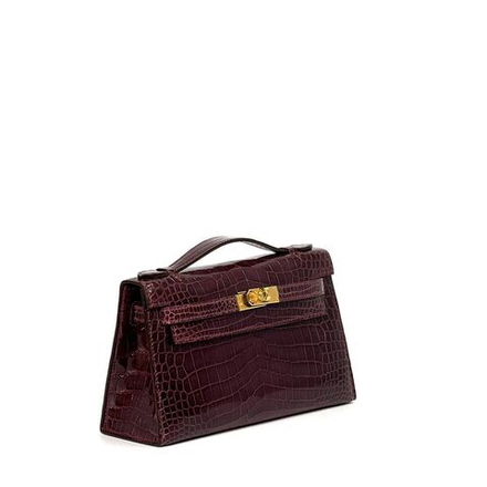 Сумка Hermes из кожи крокодила