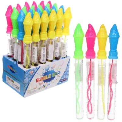 Мыльные пузыри «Пломбирный рожок», 25 см, 80 мл, цвет микс