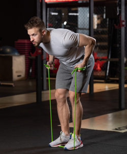 Эспандер силовой ES-609, TPR, 6-8 кг, 11х7х3000 мм, зеленый