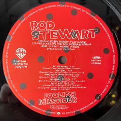 Винтажная виниловая пластинка LP Rod Stewart Foolish Behaviour (Japan 1980) (Obi, Постер)