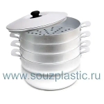 Мантоварка 6л (3 сет.) КАЛИТВА (алюминий)