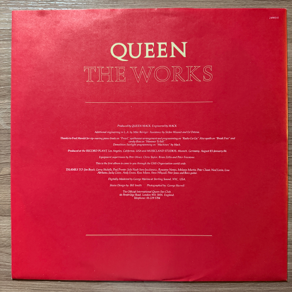 Queen - The Works (Европа 1984г.)