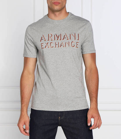 футболка Armani Exchange - серый(6LZTCF ZJ5LZ)