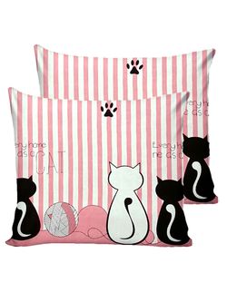 Наволочка комплект 2шт Simple House "Amici (полисатин)" 70х70 см