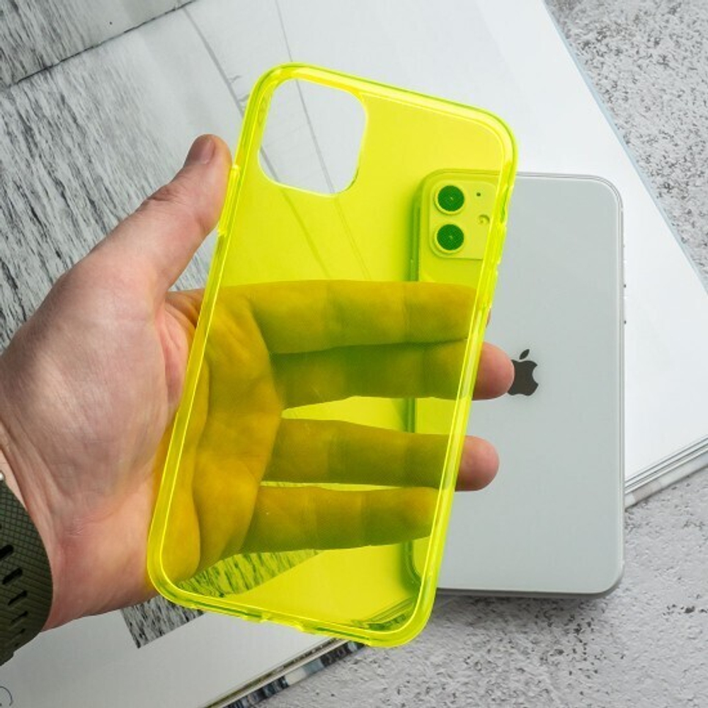 Чехол ТПУ для iPhone 11, 012895 Оранжевый