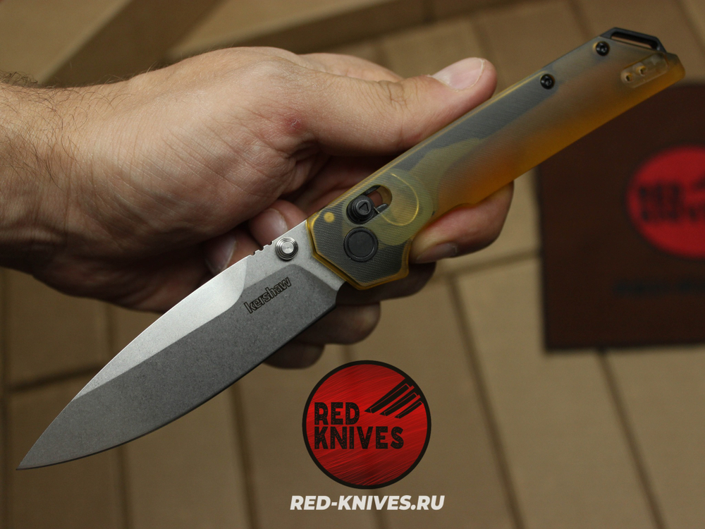 Нож Kershaw Iridium - рукоять Ultem, клинок стоунвош RK/Н2