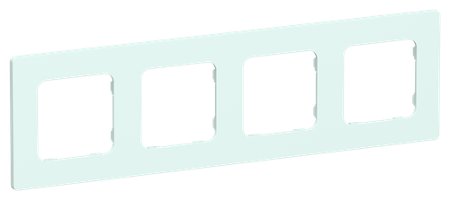 FLITE Рамка 4-местная РУ-4-К-ФлХЛ холодный лед IEK