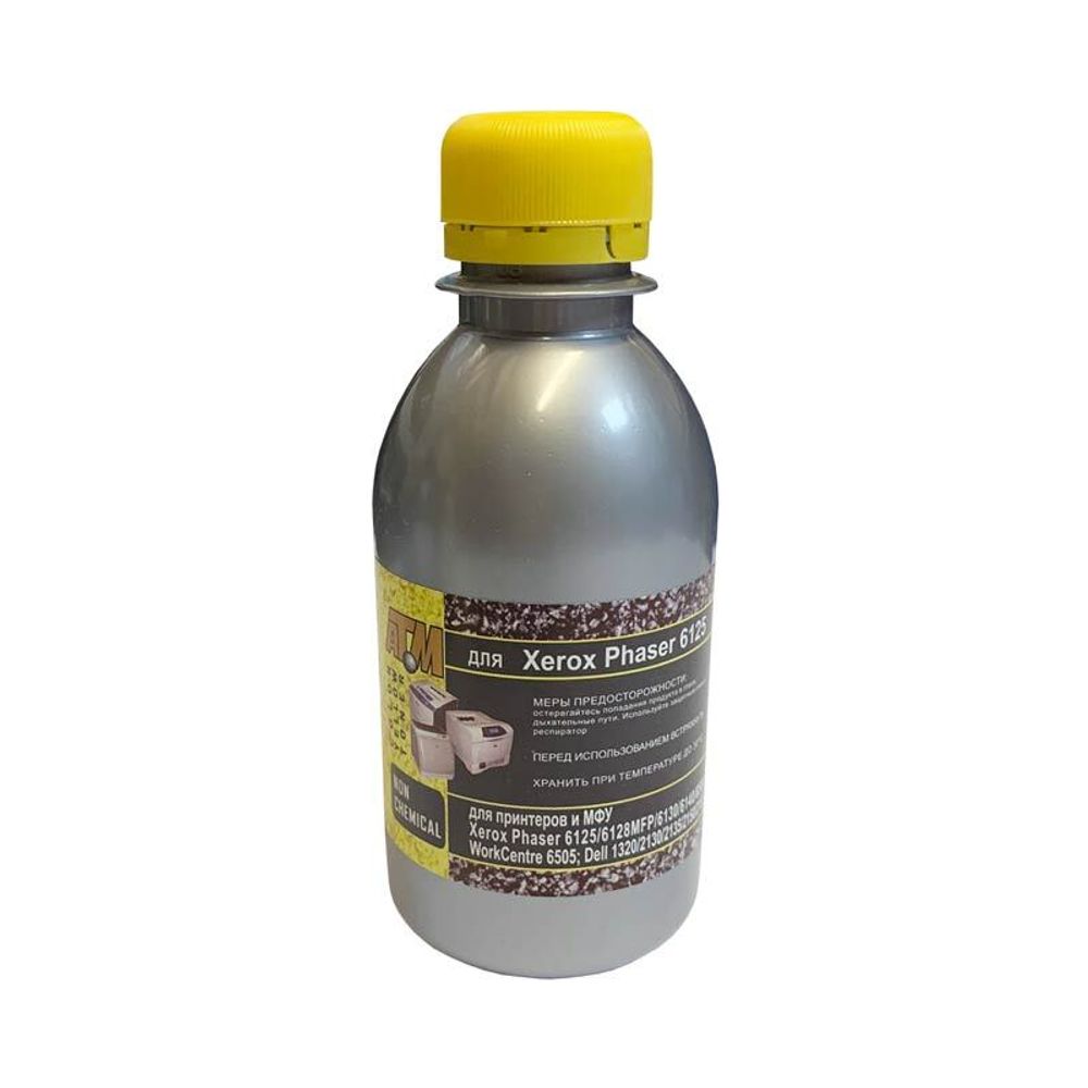 Тонер для XEROX Phaser 6125/6130/6500/С1100 (30гр, желтый, NonChem) Silver ATM