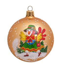 Элита НФШ-1587/1 Ел. украшение Шар «Курочка» 85 мм