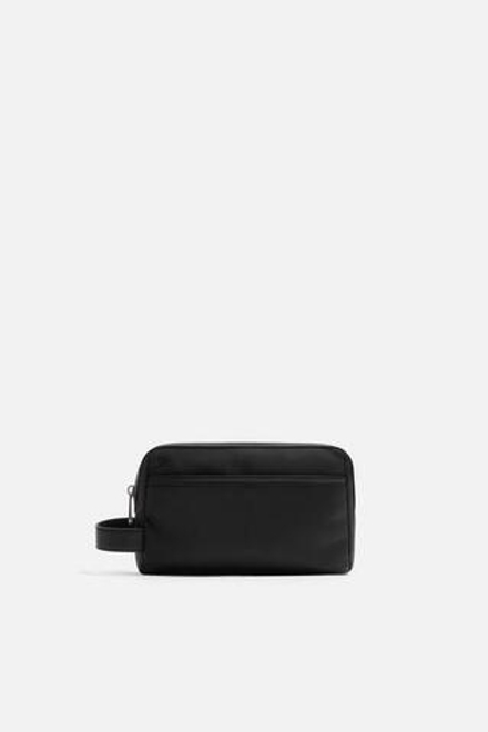 ZARA НЕЙЛОНОВАЯ КОСМЕТИЧКА, ЧЕРНЫЙ