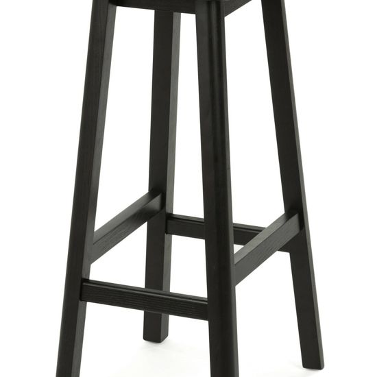 Барный стул Sedate черное дерево 