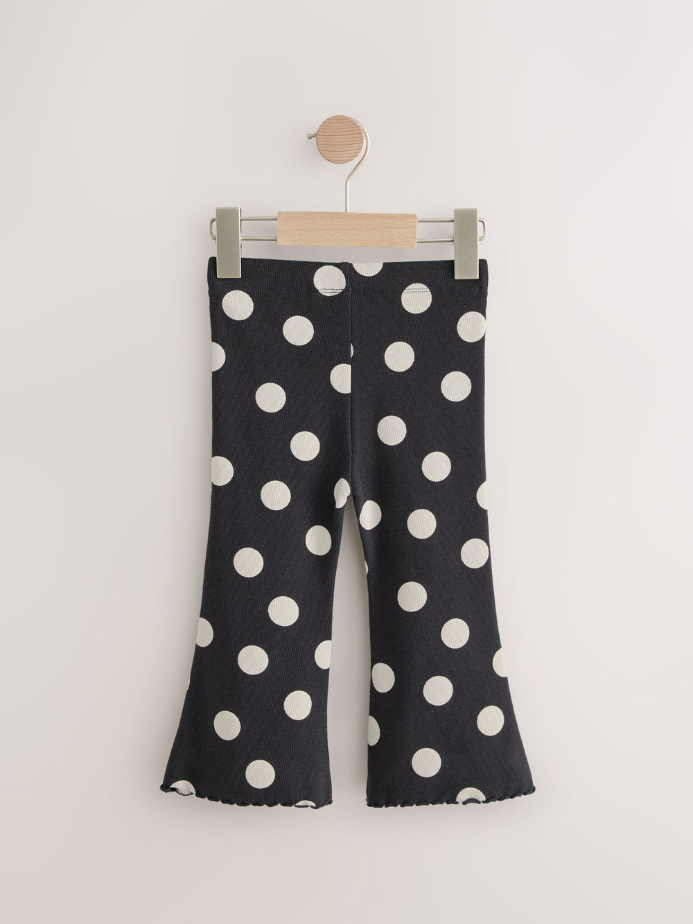 Легинсы-клеш для девочки Next AU3-614, Черный, Белый