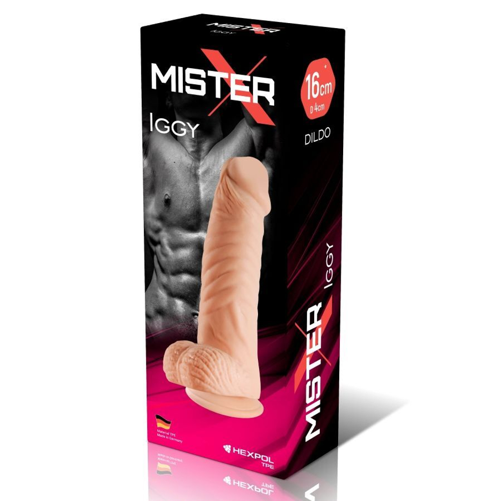 Фаллоимитатор Sitabella Iggy, с мошонкой и присоской, 16 см