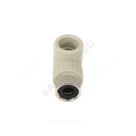 Угольник PP-R комбинированный серый Дн 25х3/4" с накидной гайкой VALFEX 10138025Г