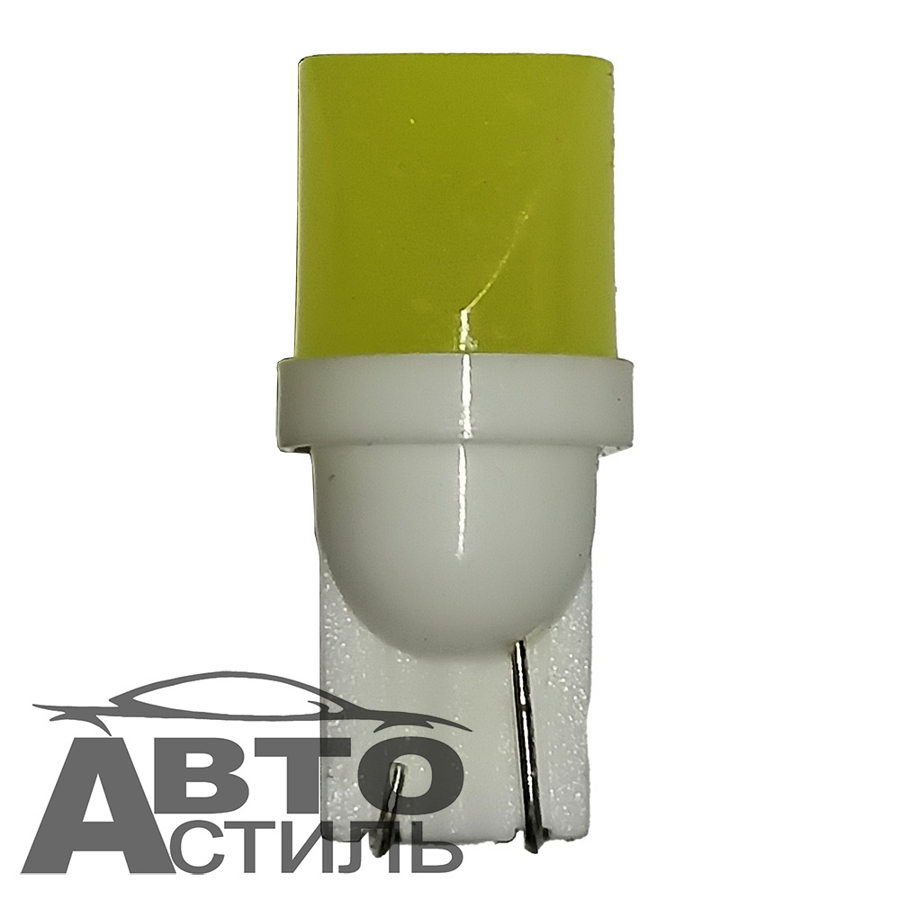 Светодиод 12V T10 COB WHITE 3D пластик ZUB 3D-2W (без цок) белый ВЫСОКИЙ ЗУБ X0003/T10-COB-ZX