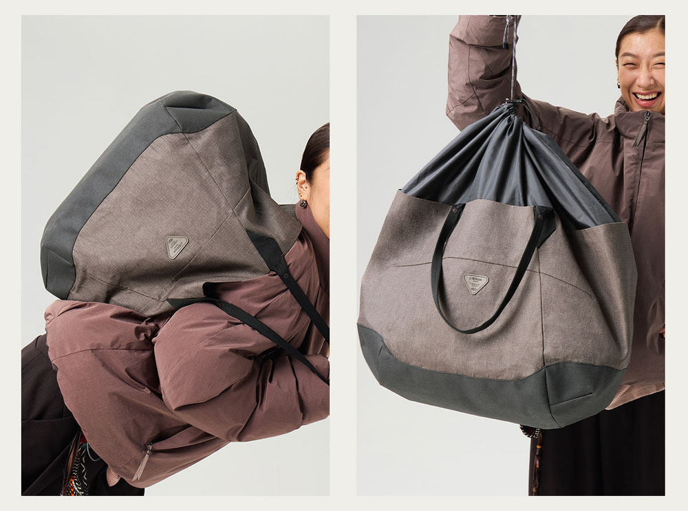 Сумка Nothomme Blue Minimalist Structured Tote Bag Urban Commuter Outdoor Sports Seam Sealing Waterproof Firm Large-Capacity Tote Bag