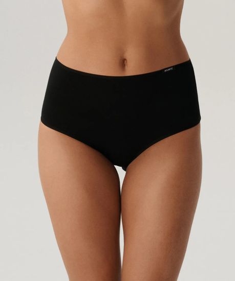 Женские трусы макси  (3шт) Atlantic Basic 3BLP-585, черный