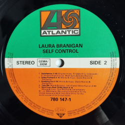 Винтажная виниловая пластинка LP Laura Branigan Self Control (Germany 1984)