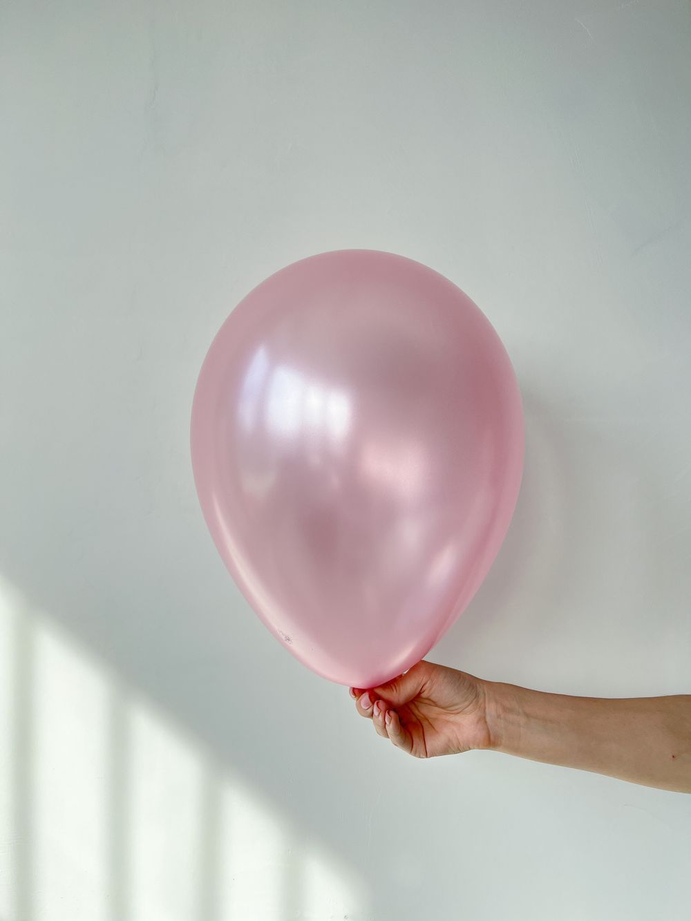 S Шар 12"/30 см металлик перламутр розовый (БГ-17) 