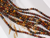 Нить бусин из яшмы 6,5мм