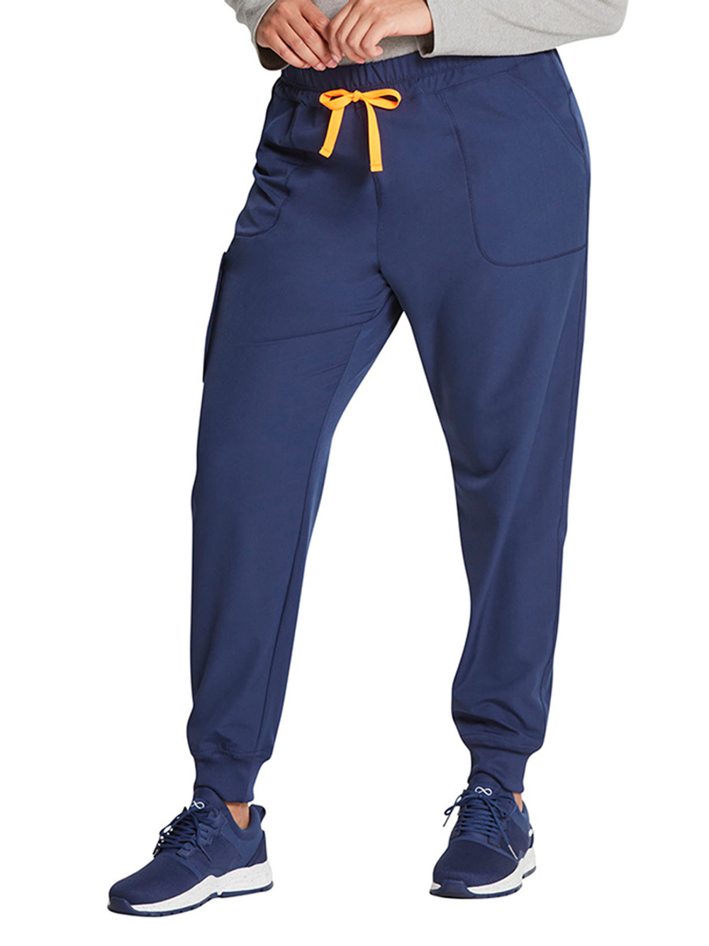 Брюки медицинские женские Dickies DK234 с поясом и кулиской, синий, 42