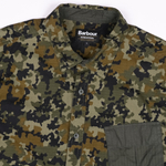 Роскошная камо-рубашка от Barbour International из рипстопа, L свободный