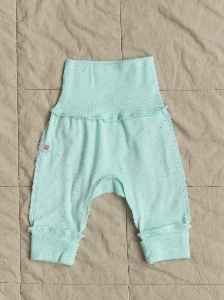 Ползунки ажурные Мятный