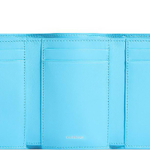 Balenciaga Smooth Calfskin Wallet Mini Women"s Blue