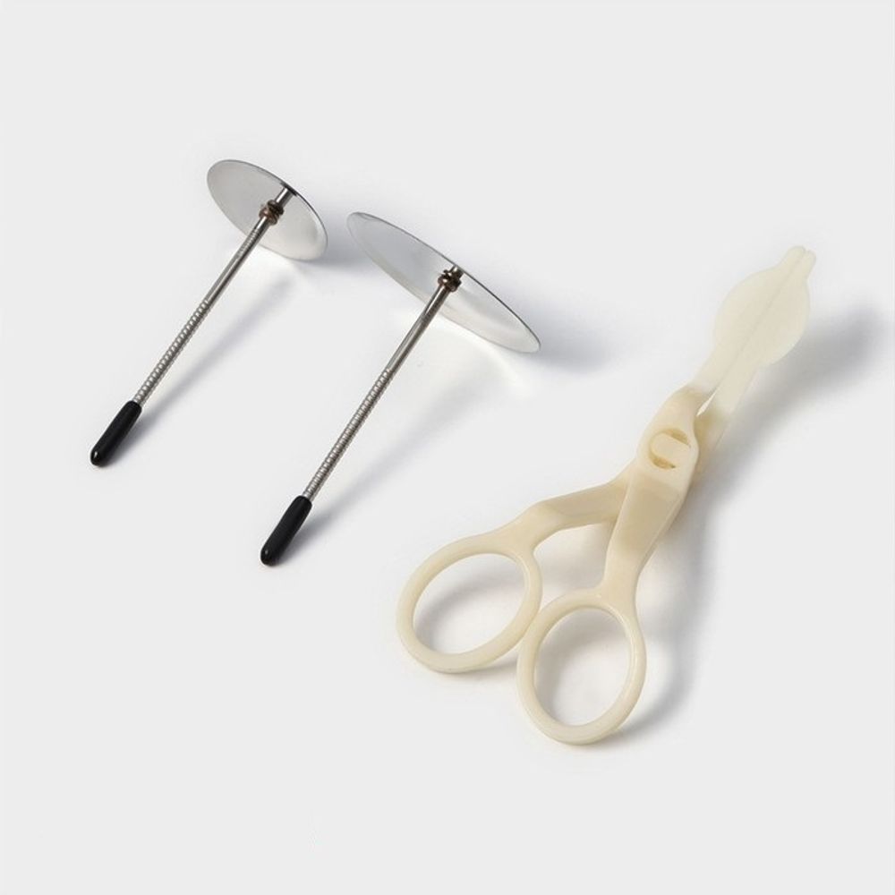 Набор кондитерский 3 предмета: гвоздь кондитерский d=3 и 5 см, ножницы кондитерские для переноски украшений